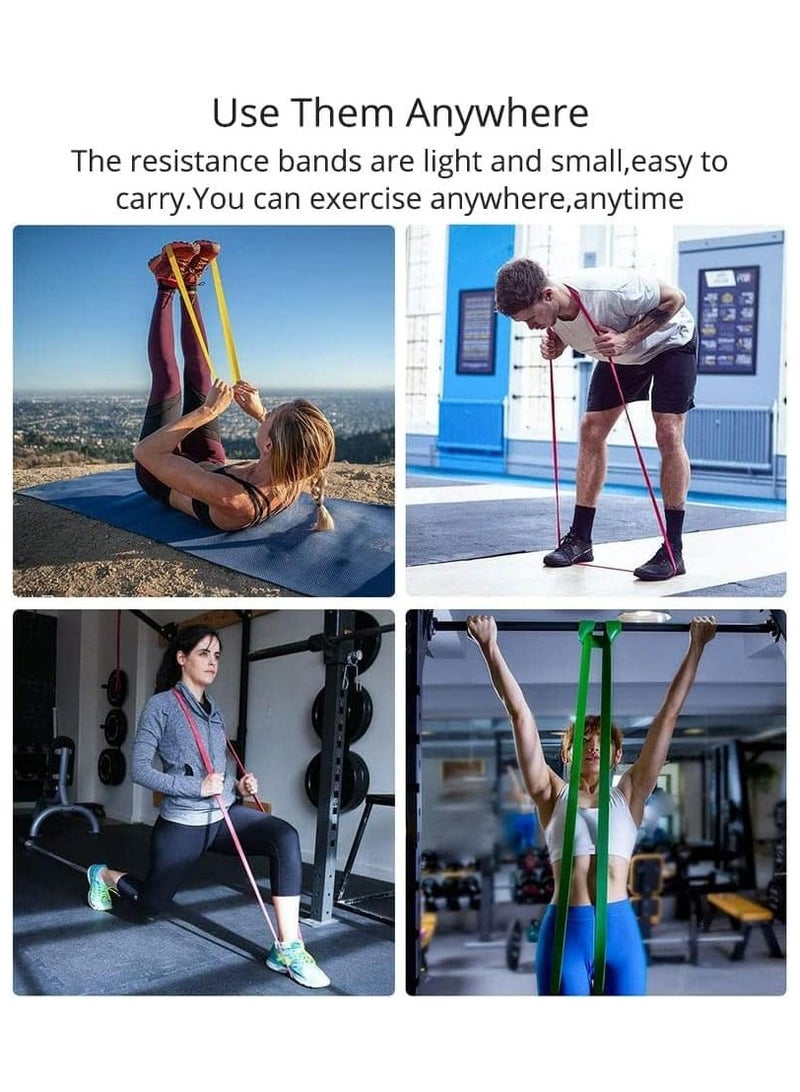 Premium Latex Ring Resistance Belt for Warm Up Stretch Muscle Building Strength Gym Gym Training for Men Women