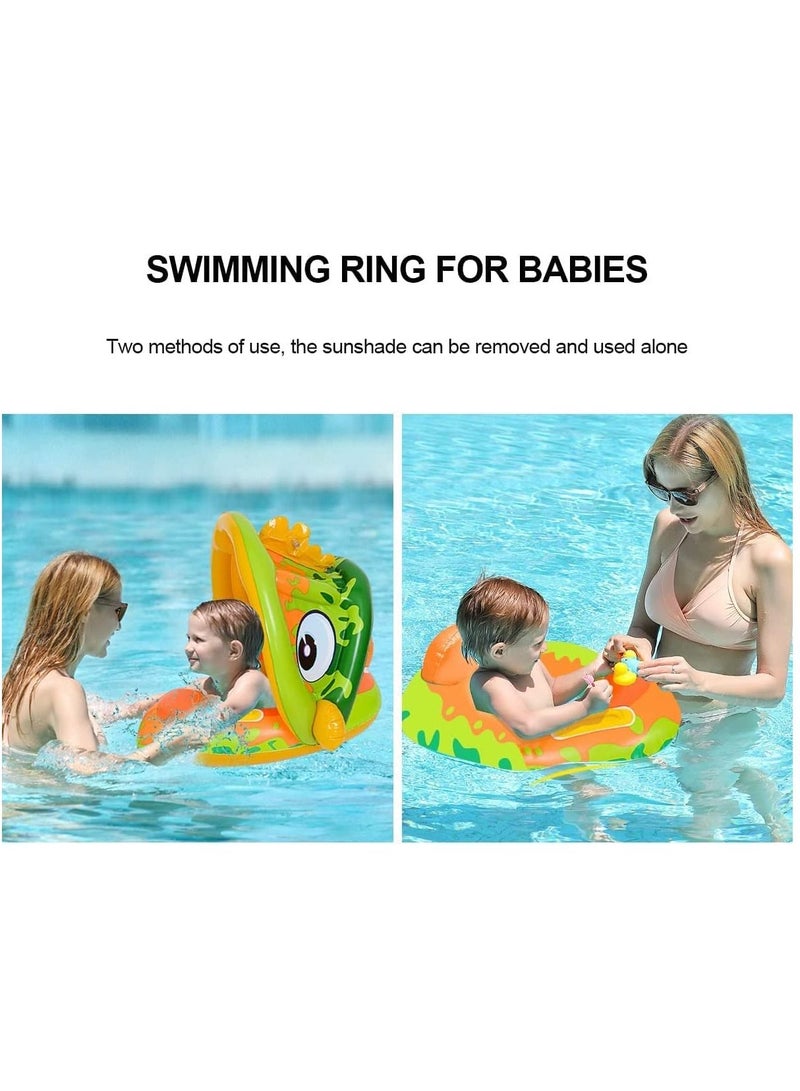 GGEROU Baby Swimming Ring Inflatable,Kids Toddler Infant Swimming Float Pool Floaties Pool Ring with Seat for 1-6 Year Old Baby  - Image 5