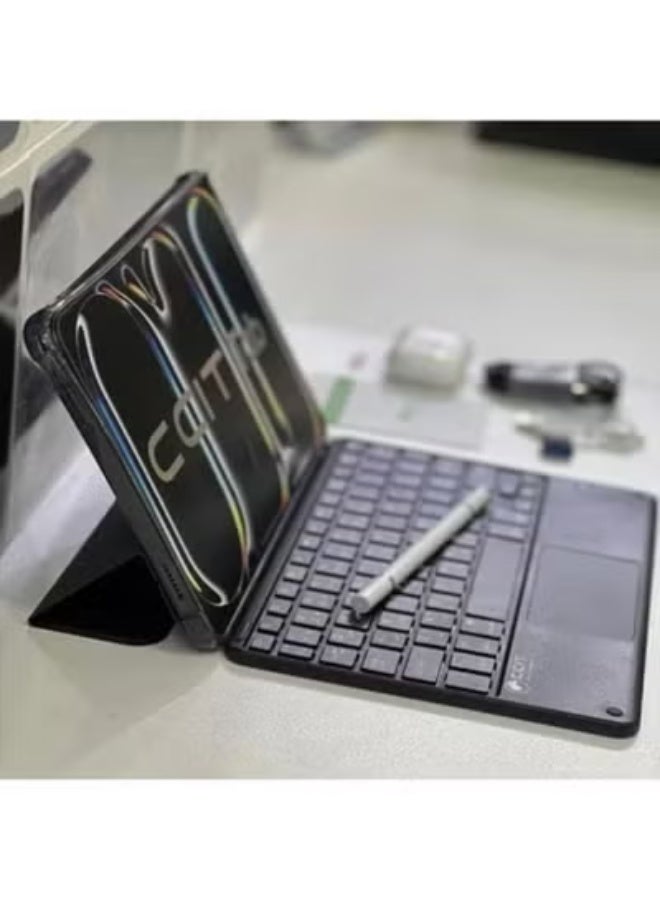 CCIT Tab 17 Pro 10.1-Inch Android Tablet with 8GB RAM, 256GB Storage, Dual SIM 4G LTE, WiFi, IPS HD Display, Touch Pen, Bluetooth Headset, Keyboard & Case – 6000mAh Battery for Work & Study - Image 2