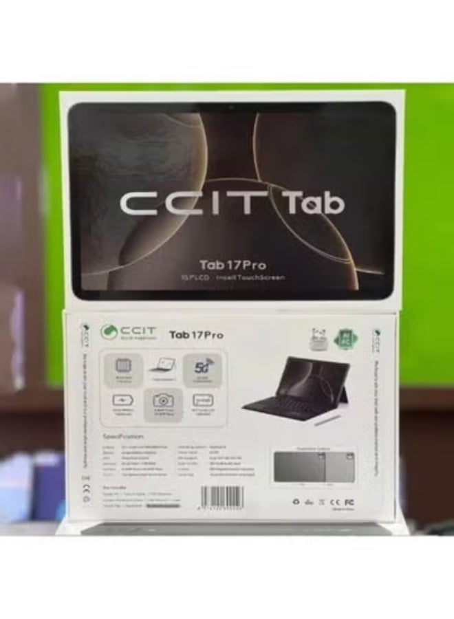 CCIT Tab 17 Pro 10.1-Inch Android Tablet with 8GB RAM, 256GB Storage, Dual SIM 4G LTE, WiFi, IPS HD Display, Touch Pen, Bluetooth Headset, Keyboard & Case – 6000mAh Battery for Work & Study - Image 5