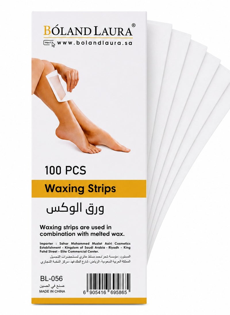 BOLAND LAURA Hair Removal Wax Paper Tear-Resistant and Skin-Friendly (Pack of 100) - Image 1