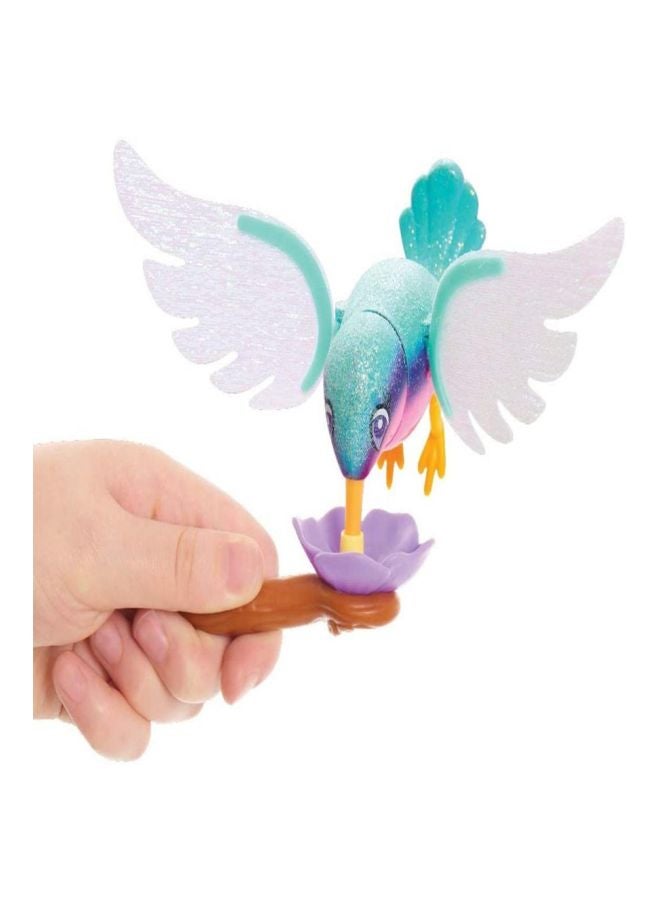 NIBEMINENT 2-Piece Hummingbird With Flower Feeder Toy Set 886144777059 - Image 2
