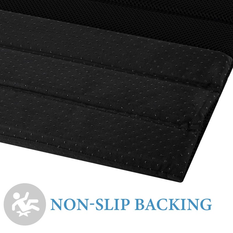 Heagoale Ultra Quick Drying Stone Bath Mat Diatomaceous Earth Shower Mat Non-Slip Foldable Dish Drying Mats for Bathroom Floor, Kitchen Counter, Pet, 23x15, Black - Image 5