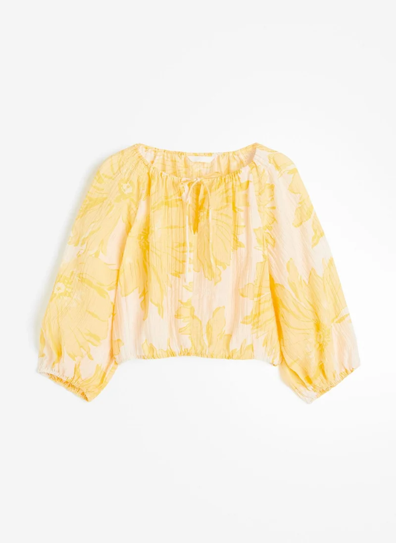 H&M Balloon Sleeved Blouse