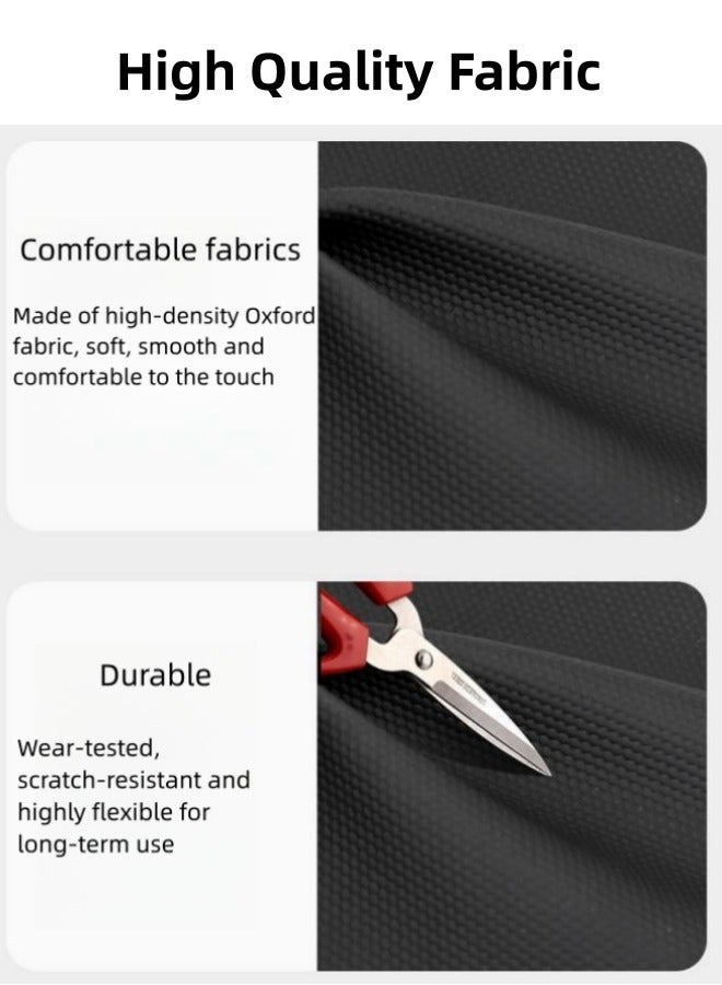 Men's Portable Chest Bag, Boys Scratch-resistant and Waterproof Waist Bag Belt Bag Hip Bag for Daily Commuting/Hiking/Climbing/Cycling, Nylon Sling Bag Side Bag Crossbody Bag for Teenagers/Students - Image 3