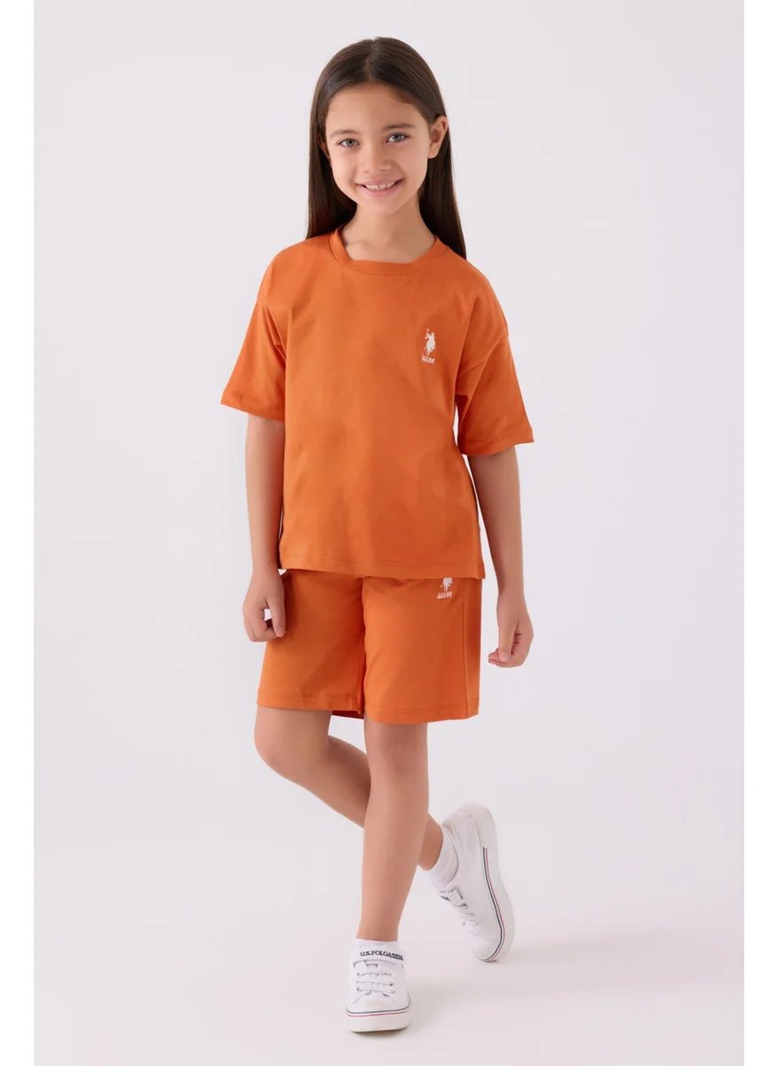 U.S. Polo Assn. Girls' Brick Bermuda Set