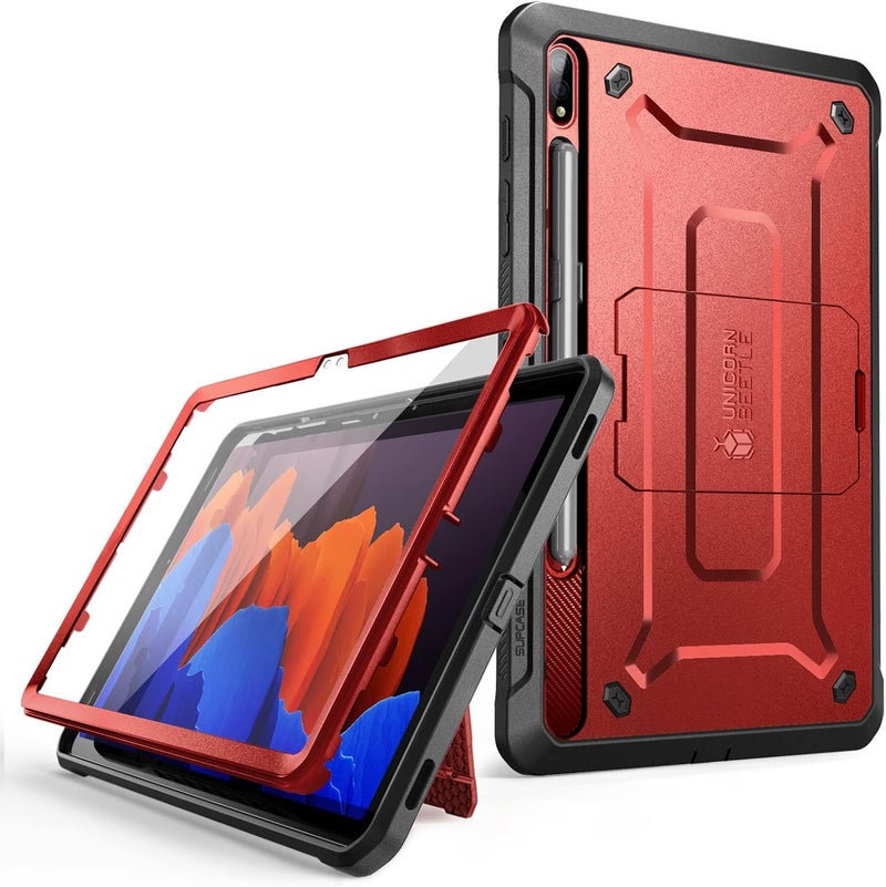 SupCase [Ub Proseries] Case Designed For Samsung Galaxy Tab S8 Ultra (2022), With Built-In Screen Protector & S Pen Holder Full-Body Rugged Heavy Duty Case - Ruddy - Image 1