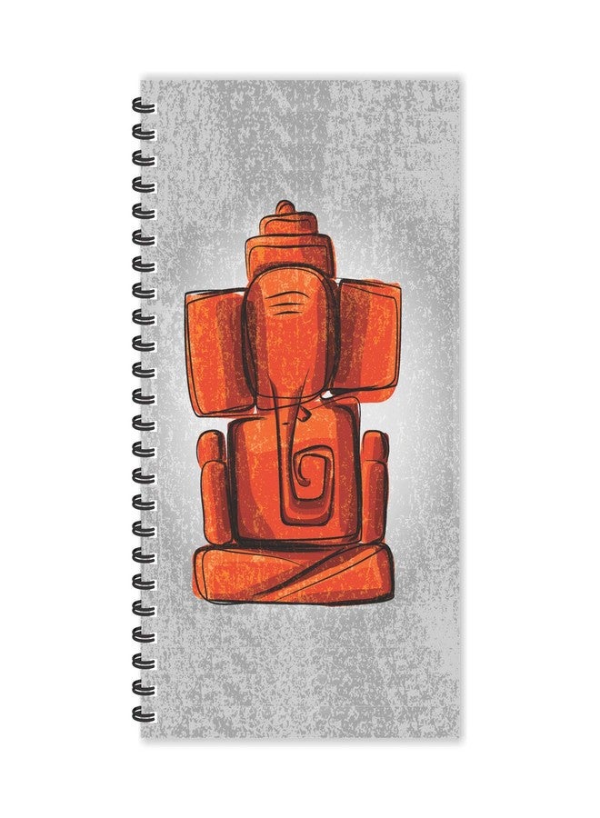 ESCAPER مفكرة إسكيبر ستون لورد غانيشا، مفكرة غائمة، مسطرة - مقاس A5 - 8.5 × 5.5 بوصة، مفكرة دينية، مفكرة يومية، مفكرة مكتبية، مفكرة كهدية - Image 1