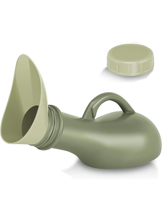 Excefore Travel Toilet Urinal Bottles Urinal Pee Bottle With Funnel And Spill Proof Screw Lid Unisex Portable Urine Bottle Emergency Toilet For Car Travel Camping 1000Ml - Image 1