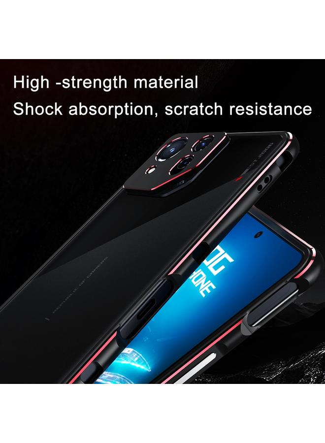 اس-توب جراب لهاتف ASUS ROG Phone 8 مع واقي عدسة + جراب هاتف بإطار معدني - Image 4