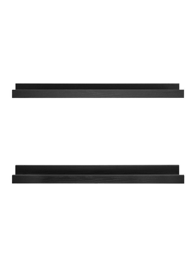 MCS Industries MCS 68905 Black Woodgrain 23.75 Inch Set, Set of 2 Picture Ledge - Image 3
