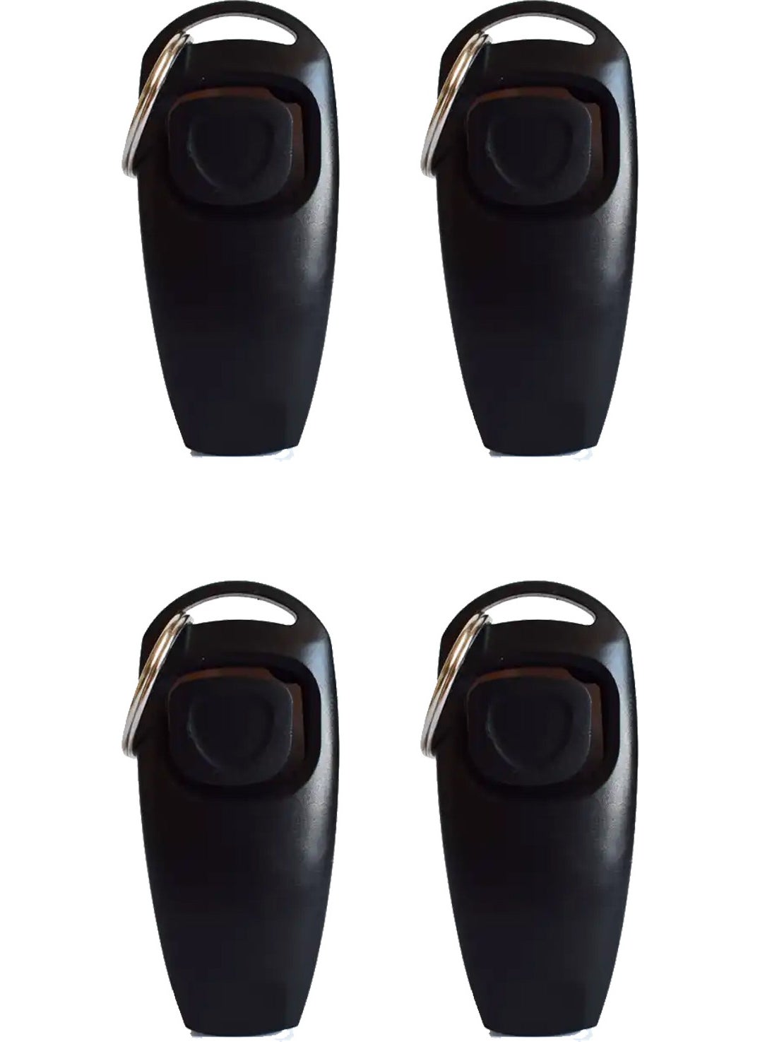 Deprex 4 Pieces Earthquake Warner Easy to Use, Practical, Durable, Portable Black Earthquake Whistle DK000-M7  - Image 2