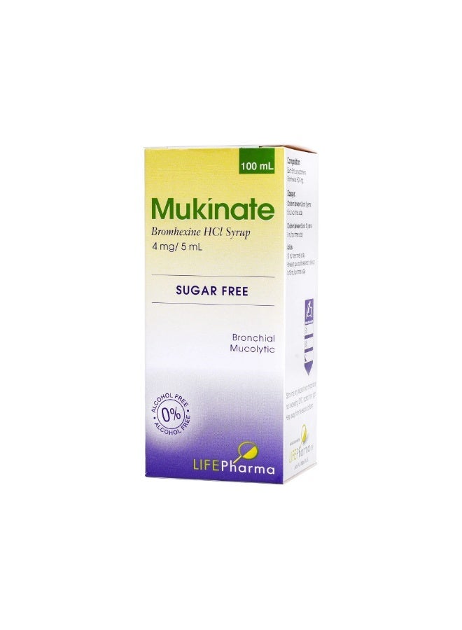 general Mukinate Syrup - 100Ml - Effective Relief for Allergy & Cold Symptoms - Image 1