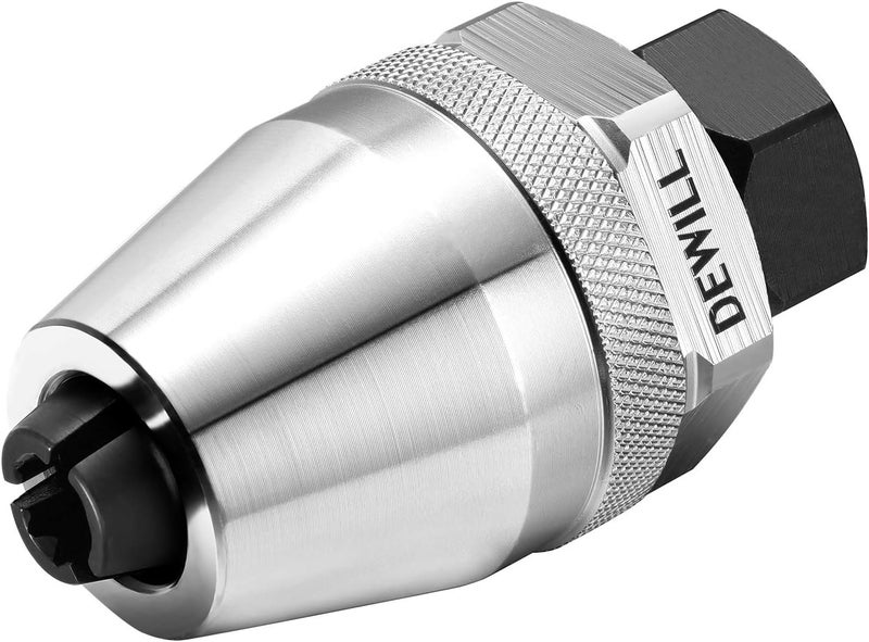 DEWILL Broken Bolt Remover, Stud Extractor Tool to Locks and Removes 1/4-Inch to 1/2-Inch Rounded Studs, Hexagonal Flat - Suitable for Rust, Painted, Damaged Waste Bolts - Image 1