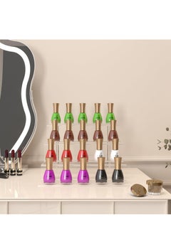 GUDOO Acrylic Risers Display Stands 4 Tier Clear Perfume Organizer for Dresser 9" Acrylic Tiered Stand Figure Stand Display Rack Tiered Shelf for Lotion Organizer Cake Stand Display Skincare Stand Clear 9 x6 inches  - Image 5