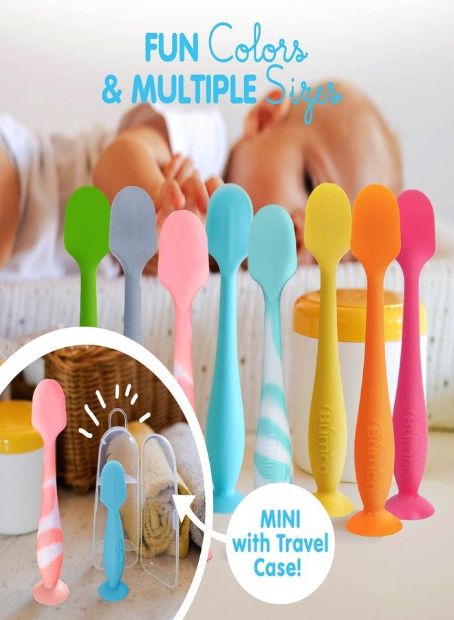 Baby Bum Brush Bumco Baby Bum Brush - BPA-Free Diaper Cream Spatula with Suction Cup Base, Soft & Flexible Silicone, Wipe-Clean, Mom-Invented Diaper Bag Essentials (Light Pink Swirl) - Image 5