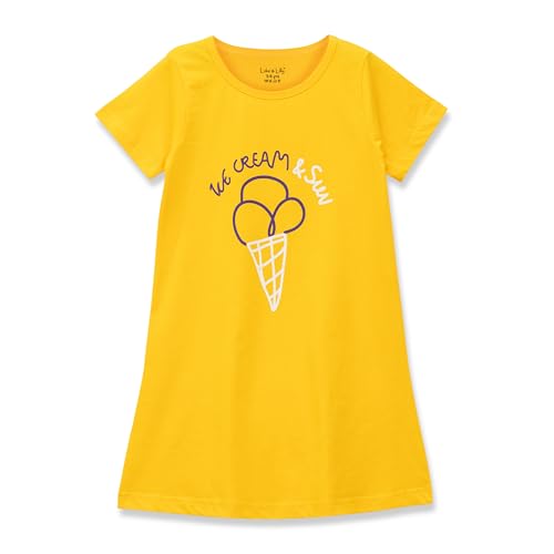 Luke and Lilly Girls Cotton Summer Frock – Lightweight Night Dress – Soft Casual Wear – Pack of 3 – 3-14 Years - Image 5