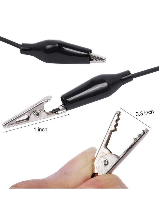 Tbestmax Tbestmax 50 Pcs 5 Colors Alligator Clips Test Lead Set, 50cm/19 inches (5 Pack)  - Image 4