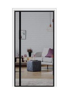 Y&D Magnetic Screen Door Size 100cm x 210cm, Reversible Left Right Side Opening Fireproof Material Not Thicker Fiberglass Mesh Pets Friendly Door for Living Room Bedroom Kitchen  - Image 1