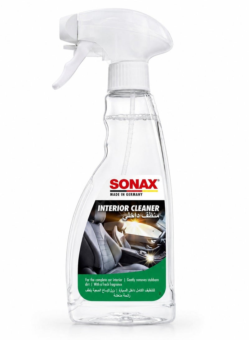 SONAX Interior Cleaner Spray for Car Dashboard, Seats, Door Panels, Plastic, Vinyl, Fabric & Trim, Multi Surface Interior Cleaning Solution, Removes Dirt, Dust, Stains & Fingerprints, Leaves Fresh Finish, Made in Germany - Image 1