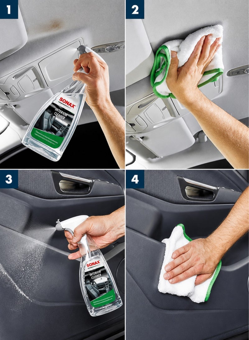 SONAX Interior Cleaner Spray for Car Dashboard, Seats, Door Panels, Plastic, Vinyl, Fabric & Trim, Multi Surface Interior Cleaning Solution, Removes Dirt, Dust, Stains & Fingerprints, Leaves Fresh Finish, Made in Germany - Image 5