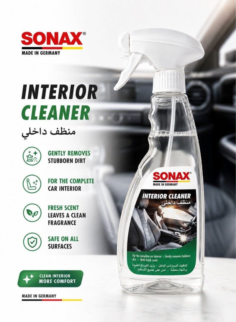 SONAX Interior Cleaner Spray for Car Dashboard, Seats, Door Panels, Plastic, Vinyl, Fabric & Trim, Multi Surface Interior Cleaning Solution, Removes Dirt, Dust, Stains & Fingerprints, Leaves Fresh Finish, Made in Germany - Image 3
