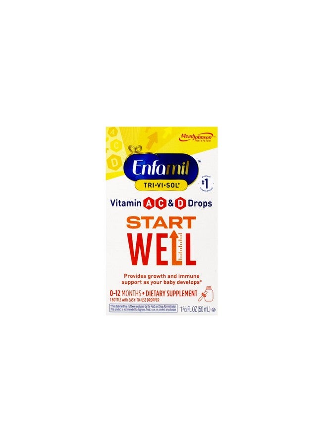 Enfamil Tri-Vi-Sol Vitamins A, D & C Supplement Drops for Infants, 50 mL - Image 2