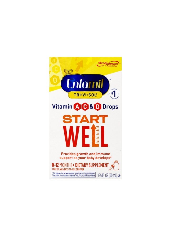 Enfamil Tri-Vi-Sol Vitamins A, D & C Supplement Drops for Infants, 50 mL - Image 1