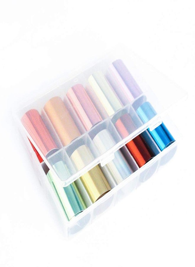 سيلبوي مجموعة سيلبيكوي المكونة من 10 أوراق من رقائق الأظافر المعدنية اللامعة، ملصقات ورقية ذهبية لتزيين الأظافر، مجموعة أدوات تزيين الأظافر، إكسسوارات يمكنك صنعها بنفسك - Image 4