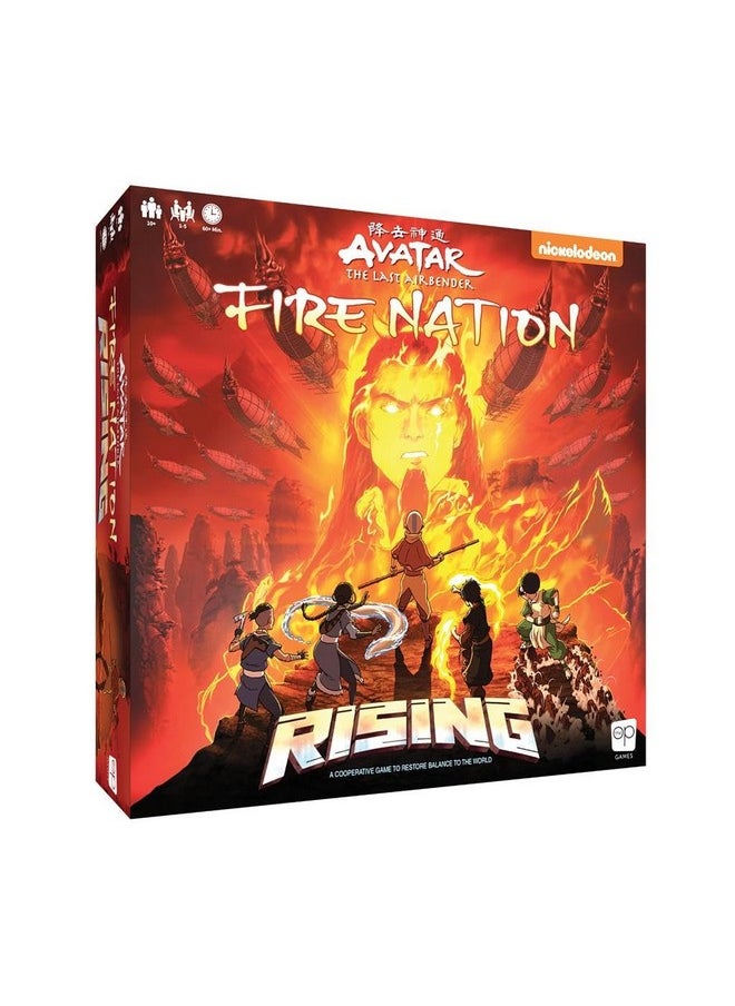 USAopoly Avatar The Last Airbender: Fire Nation Rising | Cooperative Board Game | Featuring Aang, Katara, Sokka, Toph, Zuko, and Lord Ozai | Officially-Licensed Avatar Merchandise  - Image 1