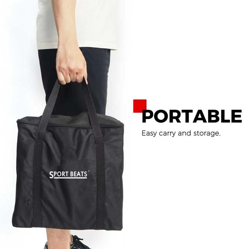 SPORT BEATS Outdoor Games Large Tower Stacking Game, 54 Wooden Blocks, Stack Up to 4 Ft Tall, Includes Carry Bag and Scoreboard, Backyard and Beach Lawn Yard Fun for Adults and Family - Image 5