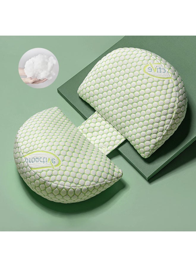 Pregnancy Body Pillow for Sleeping, Maternity Support for Back, Legs, Belly - Green, Washable - Image 1