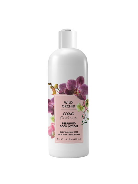 COSMO Floral Rush Wild Orchid Perfumed Body Lotion with Vitamin E, 480ml, Daily Moisture Care, All Skin Types