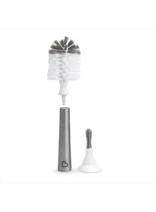 Munchkin ® Shine™ Stainless Steel Bottle Brush and Refill Brush Head - Image 2