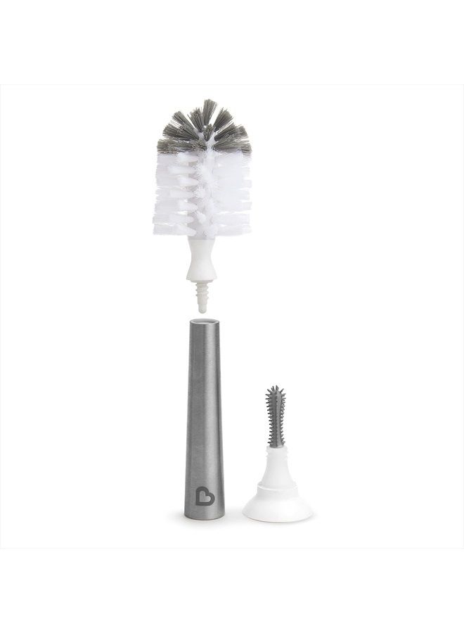 Munchkin ® Shine™ Stainless Steel Bottle Brush and Refill Brush Head - Image 5