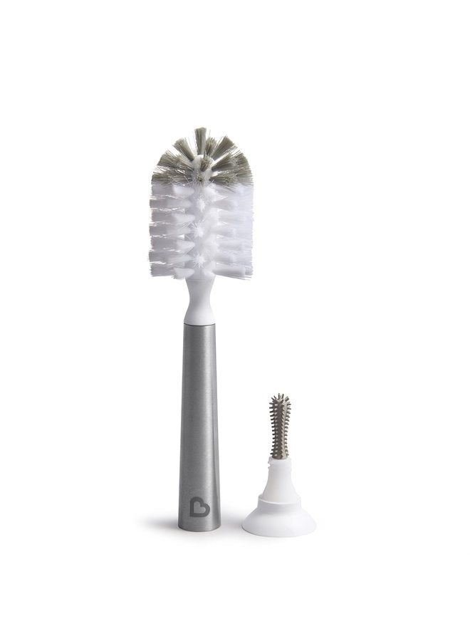 Munchkin ® Shine™ Stainless Steel Bottle Brush and Refill Brush Head - Image 4