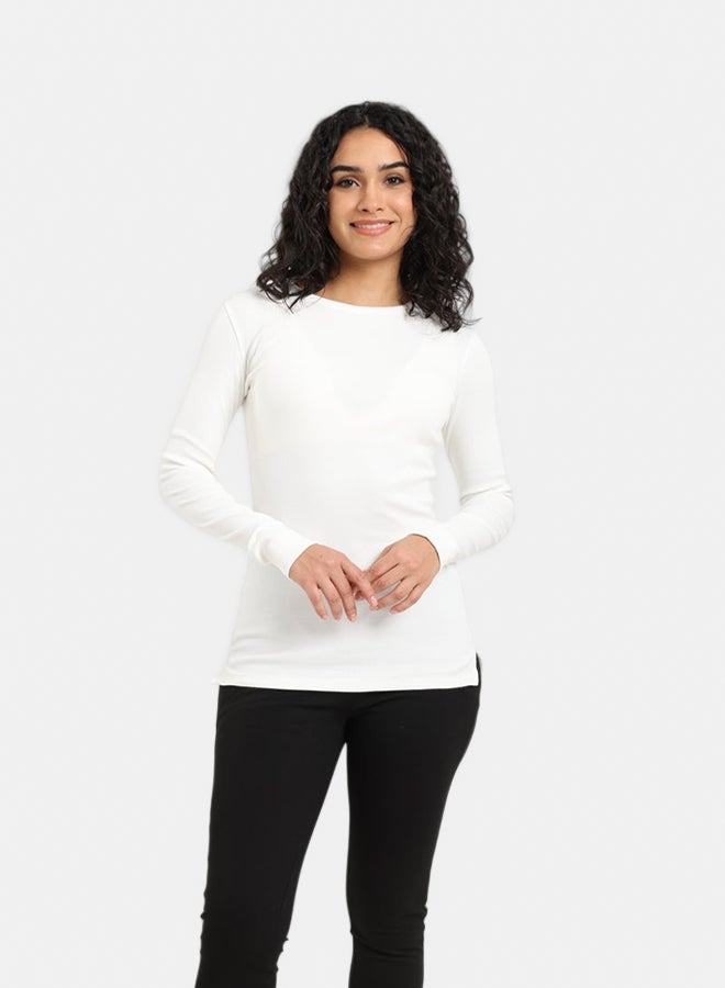 Carina Ribbed Long Sleeves Top - Image 1
