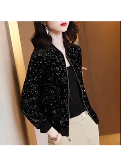 Generic 2024 Summer New Large Size Loose Fit Jacket Cardigan Top Short Jacket Trendy Printing Sun Protection Baseball Uniform For Women 3031# 