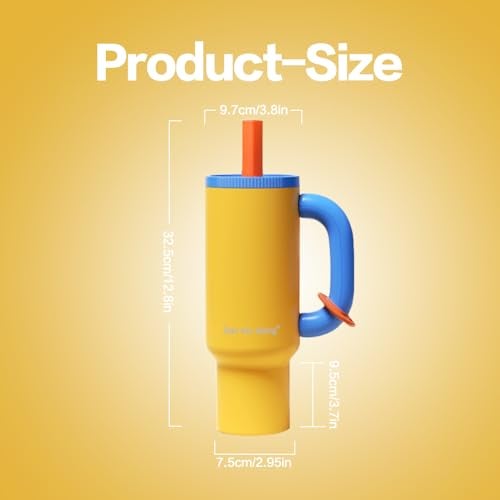 SANTOUXIANG 40oz Insulated Tumbler with Straw 24hr Ice Cold 12hr Hot Leakproof Stainless Steel Travel Mug for Gym Office Car Sweatproof GiftReady insulated water bottle drinkware - Image 3