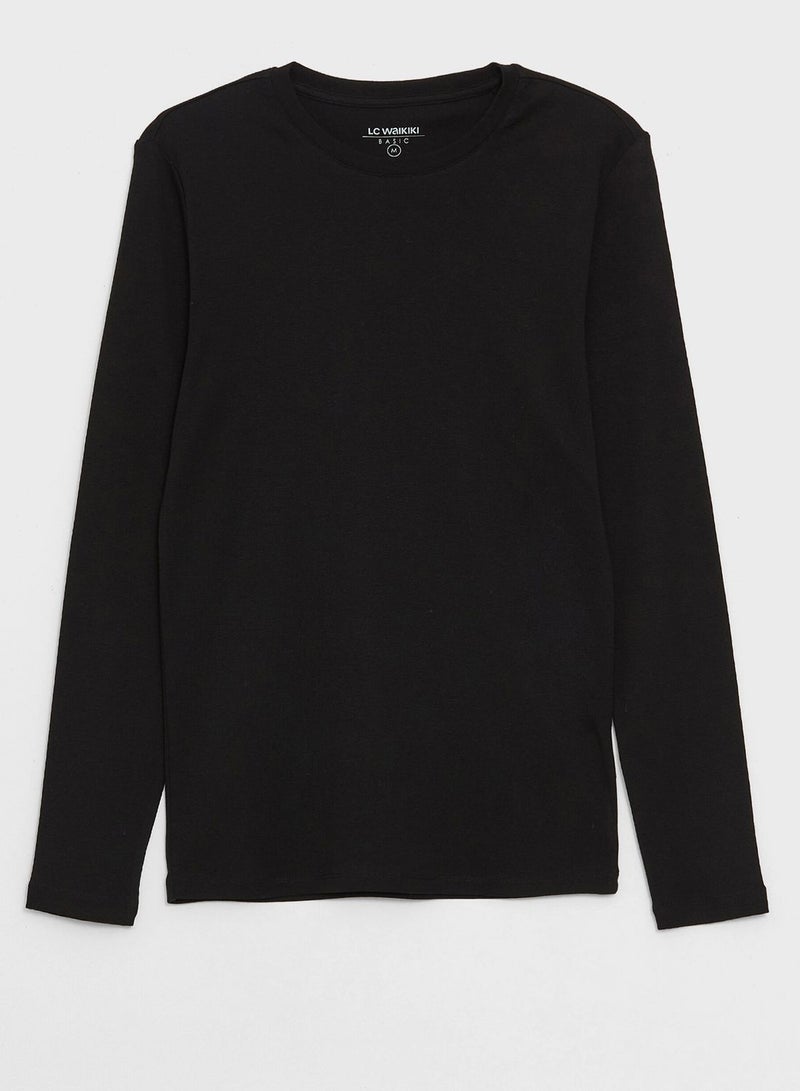 ال سي وايكيكي سويت شيرت أساسي برقبة دائرية - Image 5