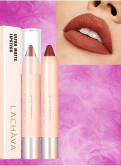 LACHAVA Ultra Matte Lipstick Waterproof and Long Lasting Lip Liner Lip Makeup Matte Finish Hydrating Lipstick Matte Nude Lipstick Lipliner Lip Crayons Moisture Smooth Matte Lipstick Pencils # 06  - Image 1
