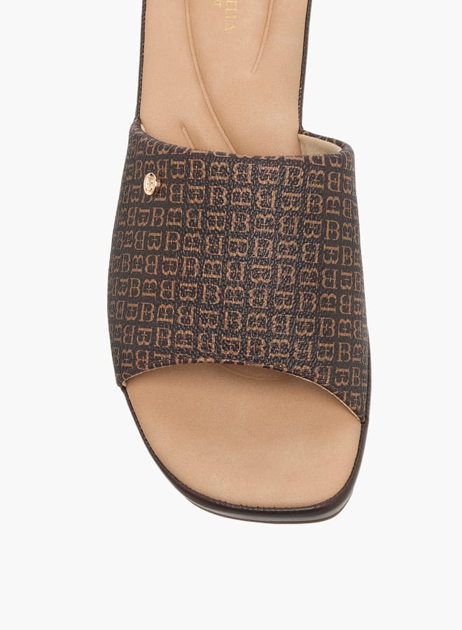 Flora Bella By Shoexpress Women's Solid Slip-On Sandals with Wedge Heels  - Image 4