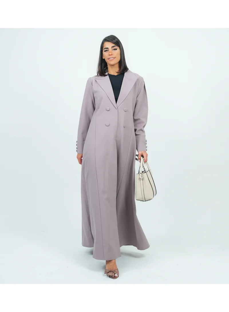 Blazer with Button Design long sleeves