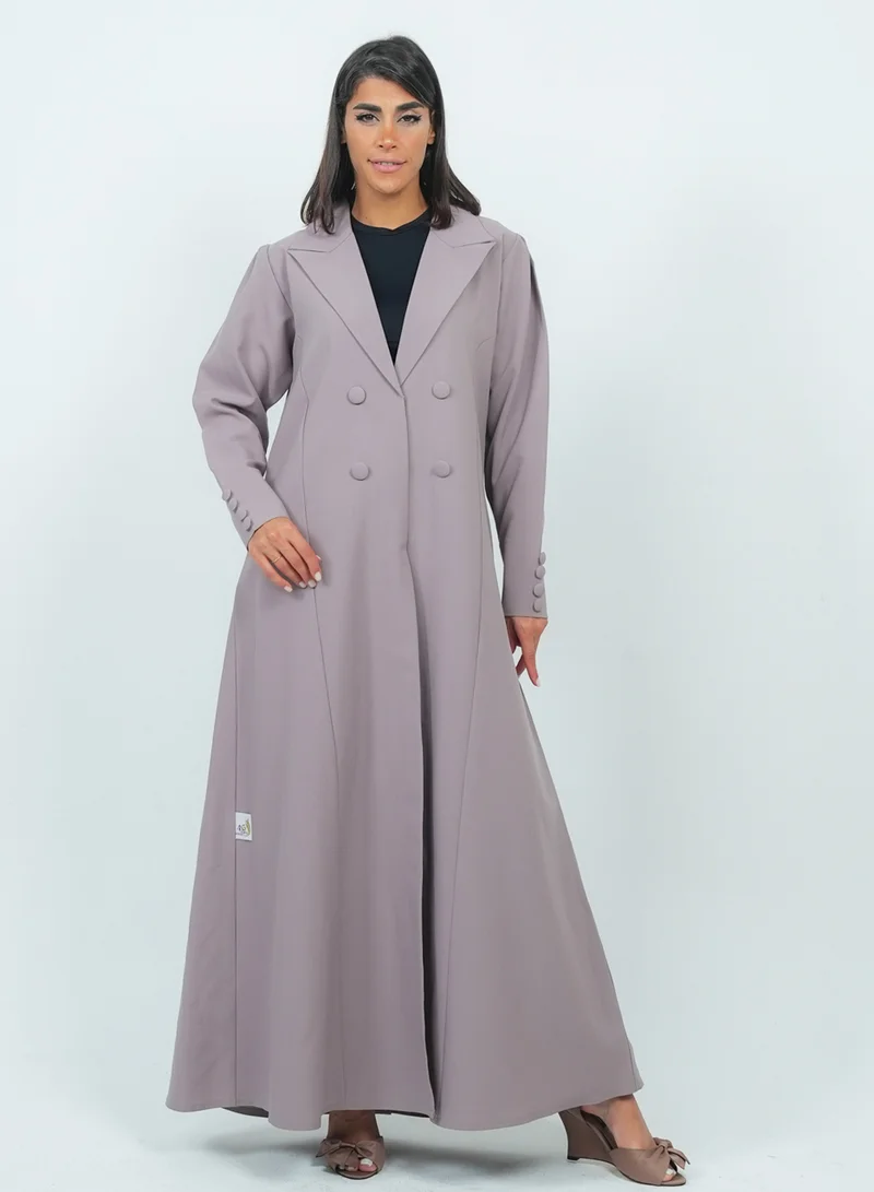 Rosette Abaya  Blazer with Button Design long sleeves for Women | Best Price UAE