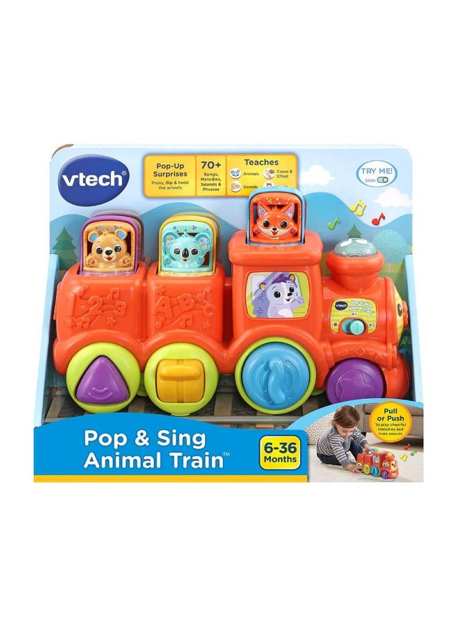 vtech Pop & Sing Animal Train Toy  - Image 1