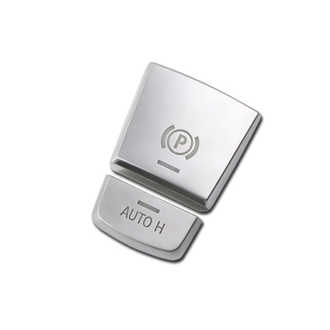Abs Chromed Electronic Parking Brake Handbrake Switch Button Cover For Bmw