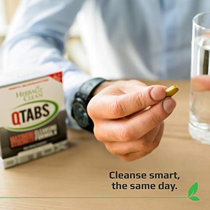 Herbal Clean - QTabs Same-Day Detox, Portable and Discreet, 10 Tablets - Image 4