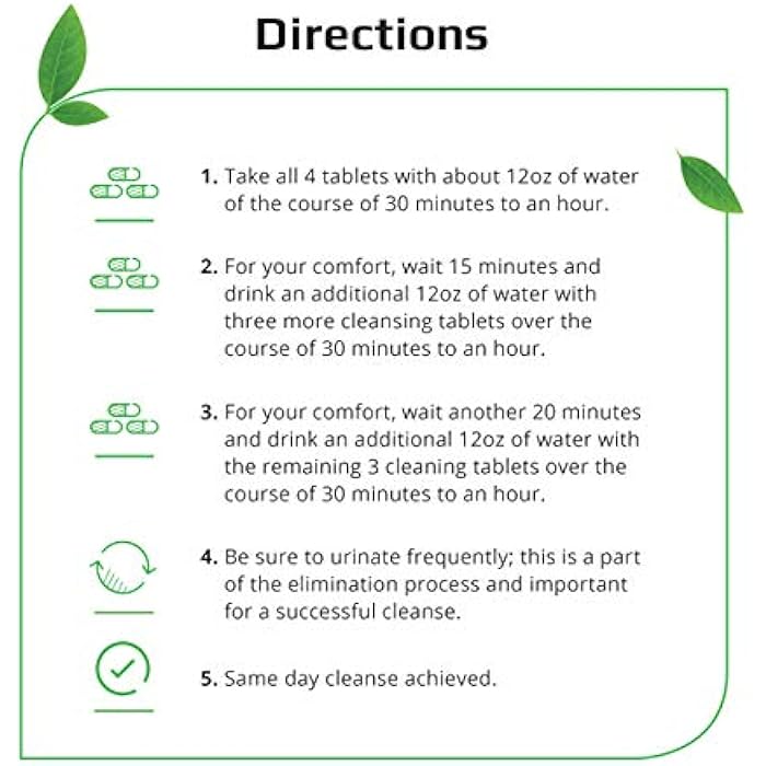 Herbal Clean - QTabs Same-Day Detox, Portable and Discreet, 10 Tablets - Image 3