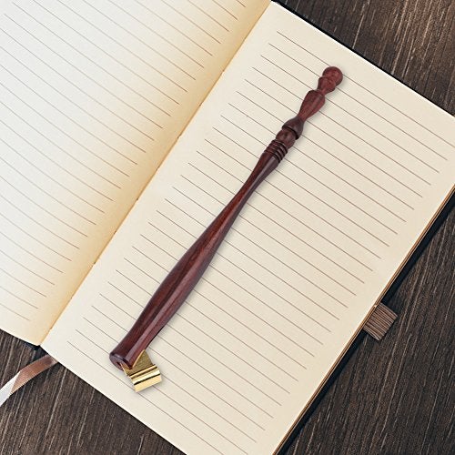 Hilitand Calligraphy Rosewood Dip Pen Handle Nib Holder With Removable Metal Flange For Writing English Calligraphy Drawing Cartoon Or Caricature - Image 5