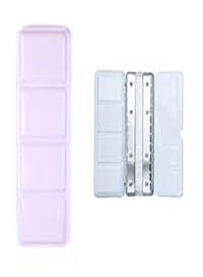 Aliotech Travel Artist Empty Watercolor Tins Box Palette Paint Case, Medium Colorful Tin with 24Pcs Half Pans (Pink)